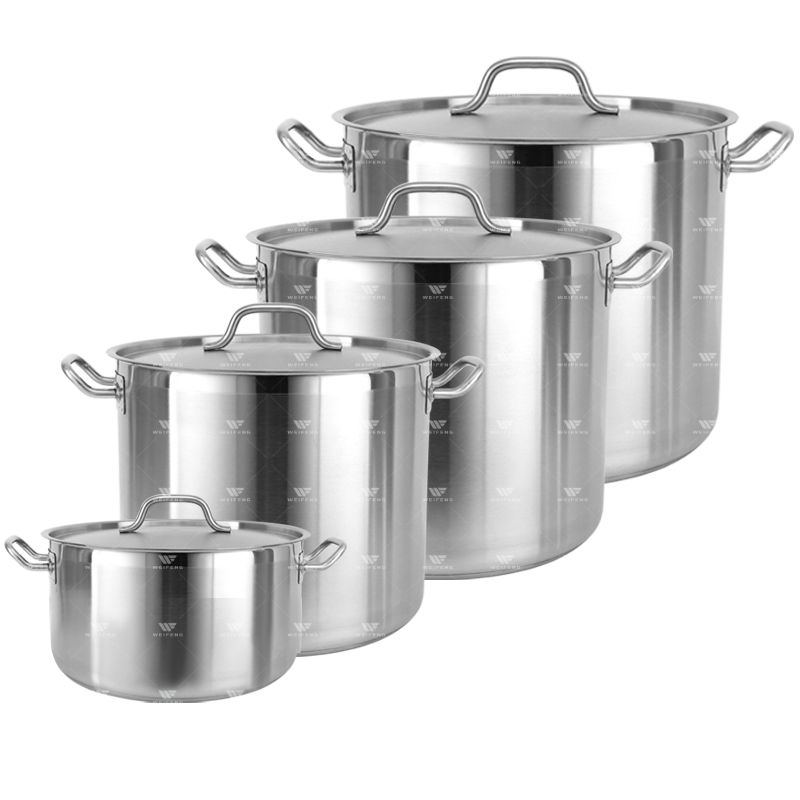 High Performance Big Size Stainless Steel Professional Cookware