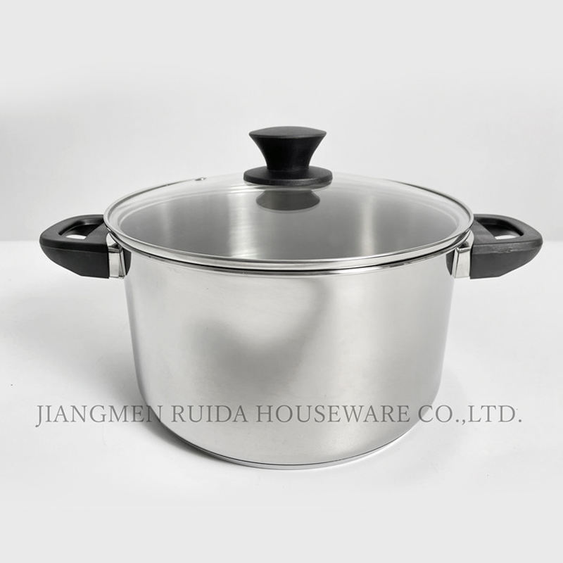 Dishwasher Safe Kitchenware Cookware Set Stainless Steel Soup Pot Casserole