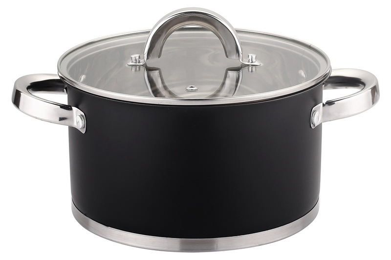 Lightweight Induction Popular Colorful 8 PCS Stainless Steel Cookware Set