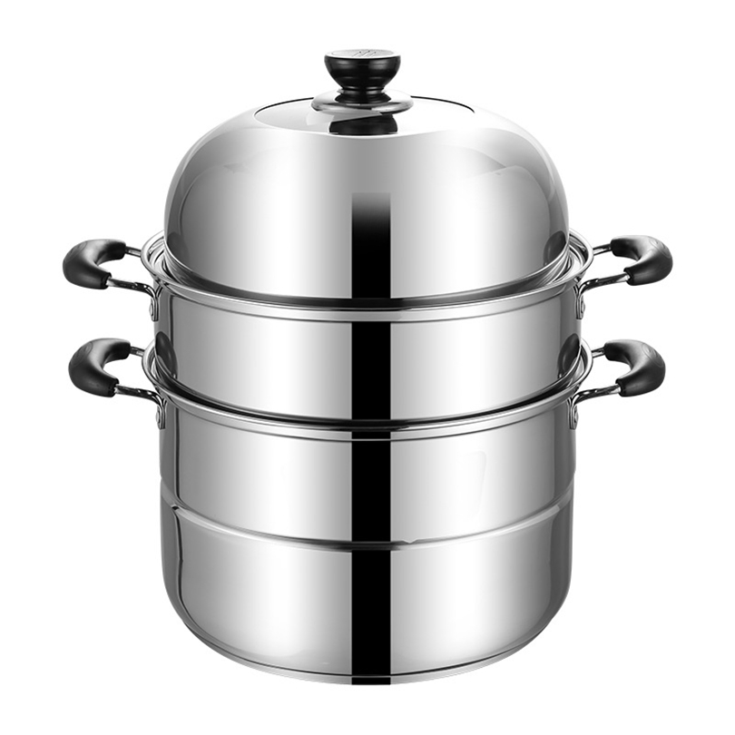 6PCS Stainless Steel Cookware Set Steamer Set