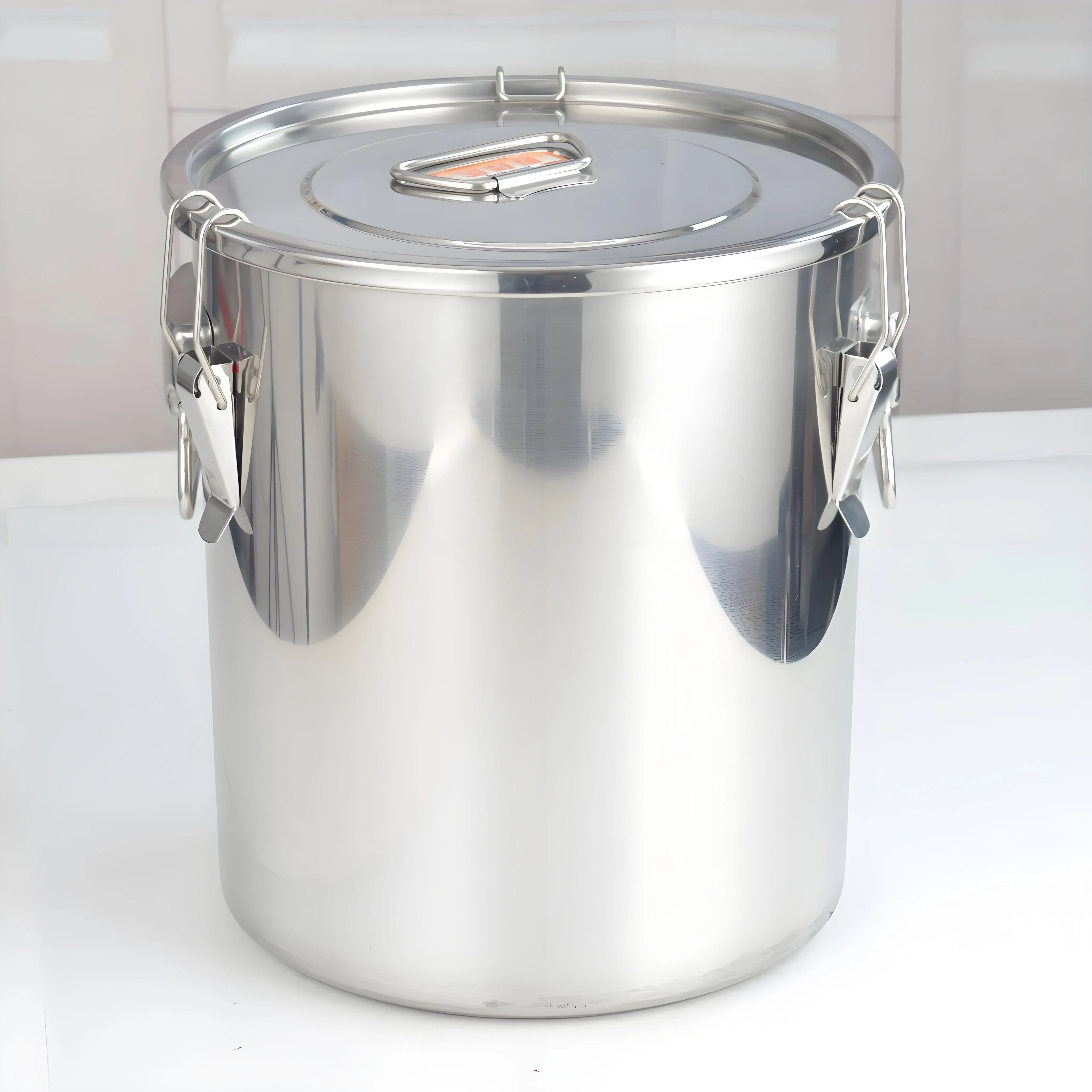 Extra-Large Stainless Steel Stock Pot with Ergonomic Handles