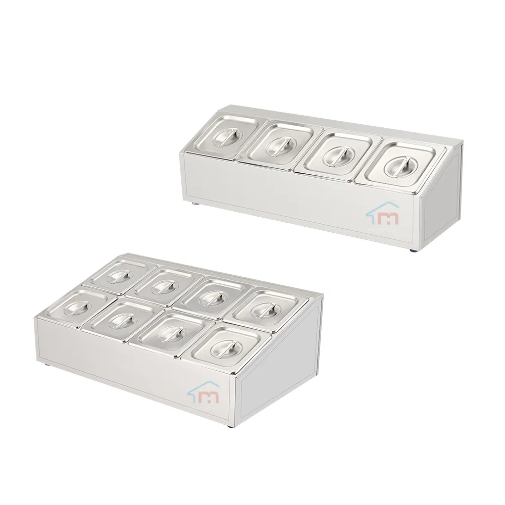 Xiangsheng Stainless Steel Gn Pan Rack Double Line 6 Grid