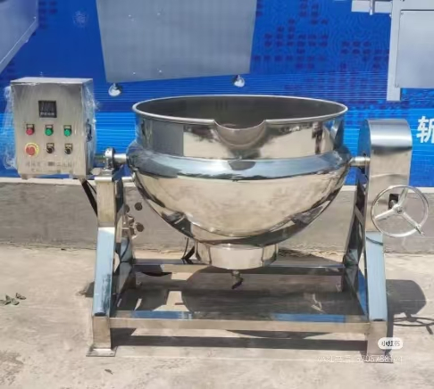 100L Sugar Boiling Jacketed Pan with Milk Mixing Function