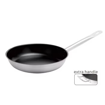 Wholesale Cookware Eco-Friendly Multi-Size Stainless Steel Frying Pan Non-Stick Frying Pan Compatible Cookware