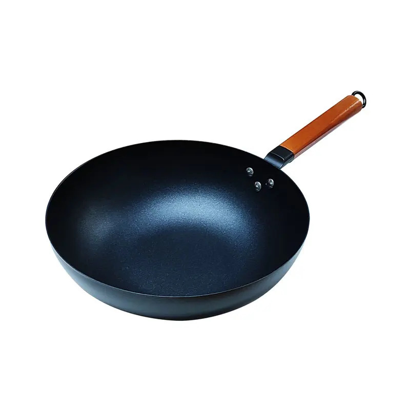 Different Models of High Quality Non Stick Fry Pan Stainless Steel Cook Wok Outdoor Wok