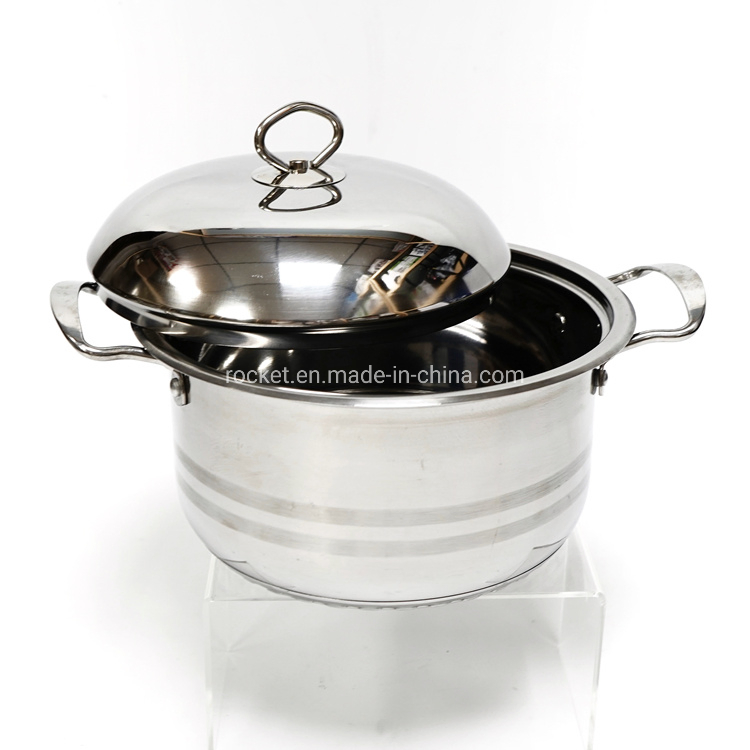 10PCS China Big Quality Heavy Duty Sets Wholesale Pots Stainless Steel Cookware Set