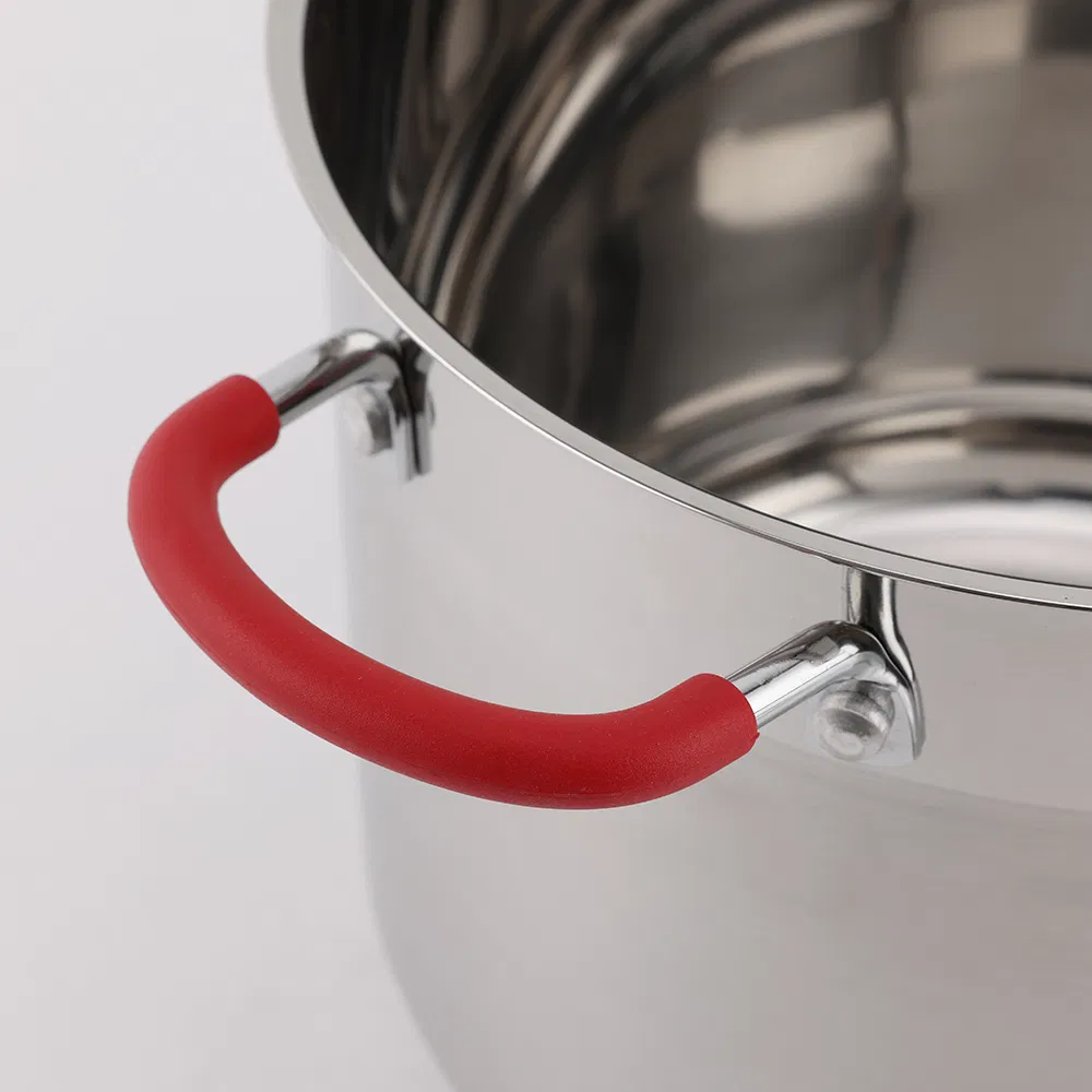 6PCS Stainless Steel Cookware Set Induction Bottom Stockpot