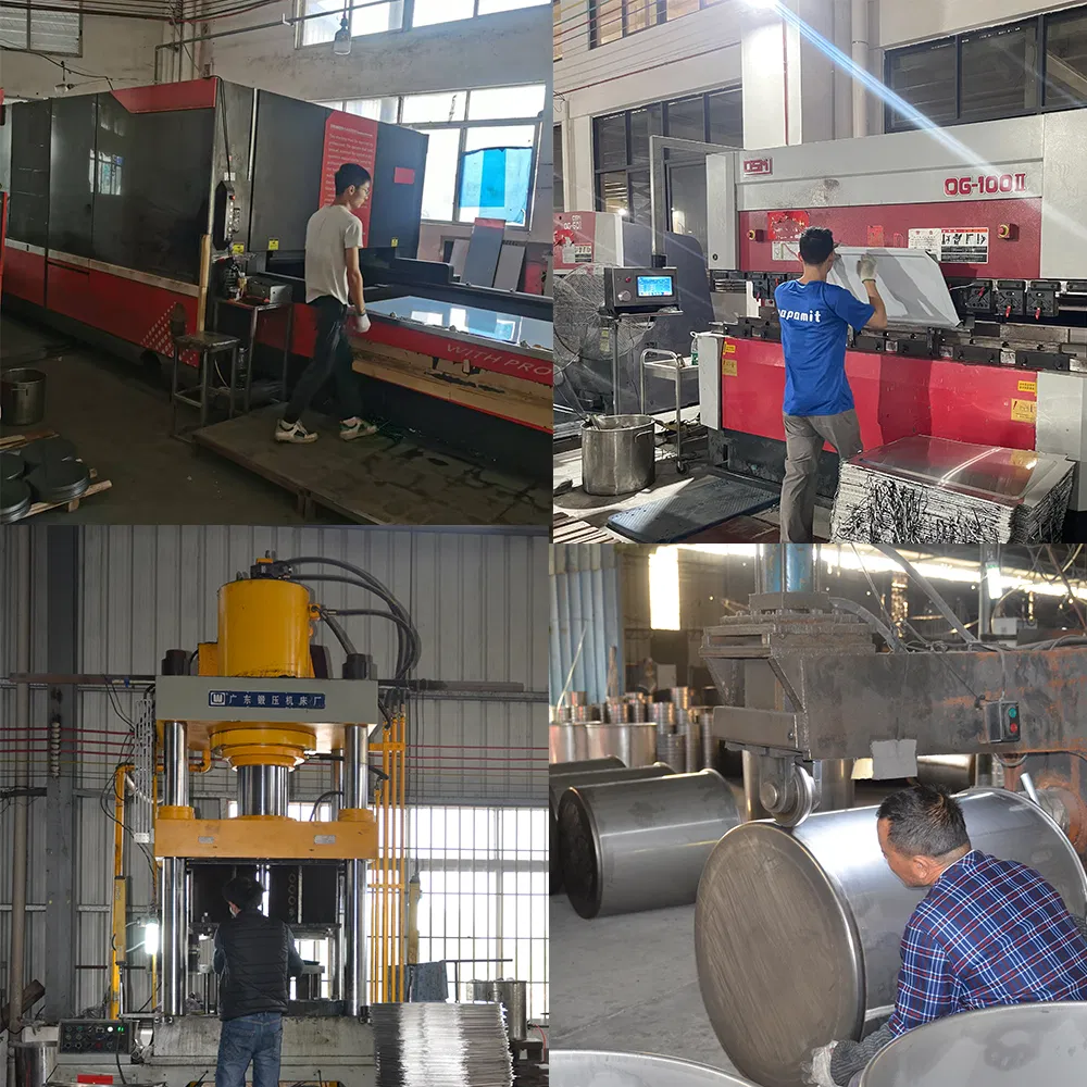 Stainless Steel Straight-sided Saucepan Detail