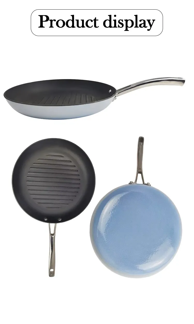 Lightweight Iron Grill Frying Pan 7