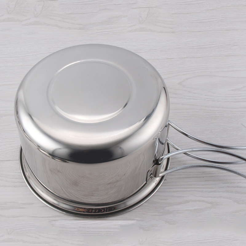 401 Stainless Steel Cookware Milk Pan with Adjustable Handle