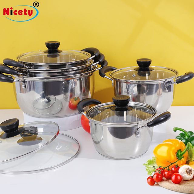 with Lid Dishwasher Safe Cooking Pot for Home Use and Restaurant Material Stainless Steel Pot Soup Pots