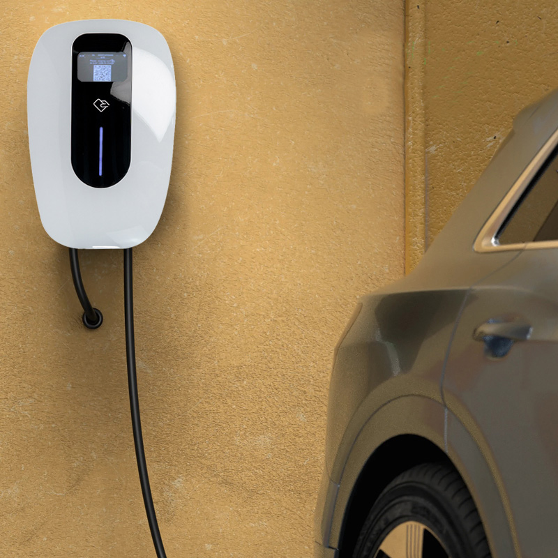 AC 220V 32A IEC 62196-2 Plug Wall Box EV Charger 7kw Electric Vehicle Car Charging Point Station