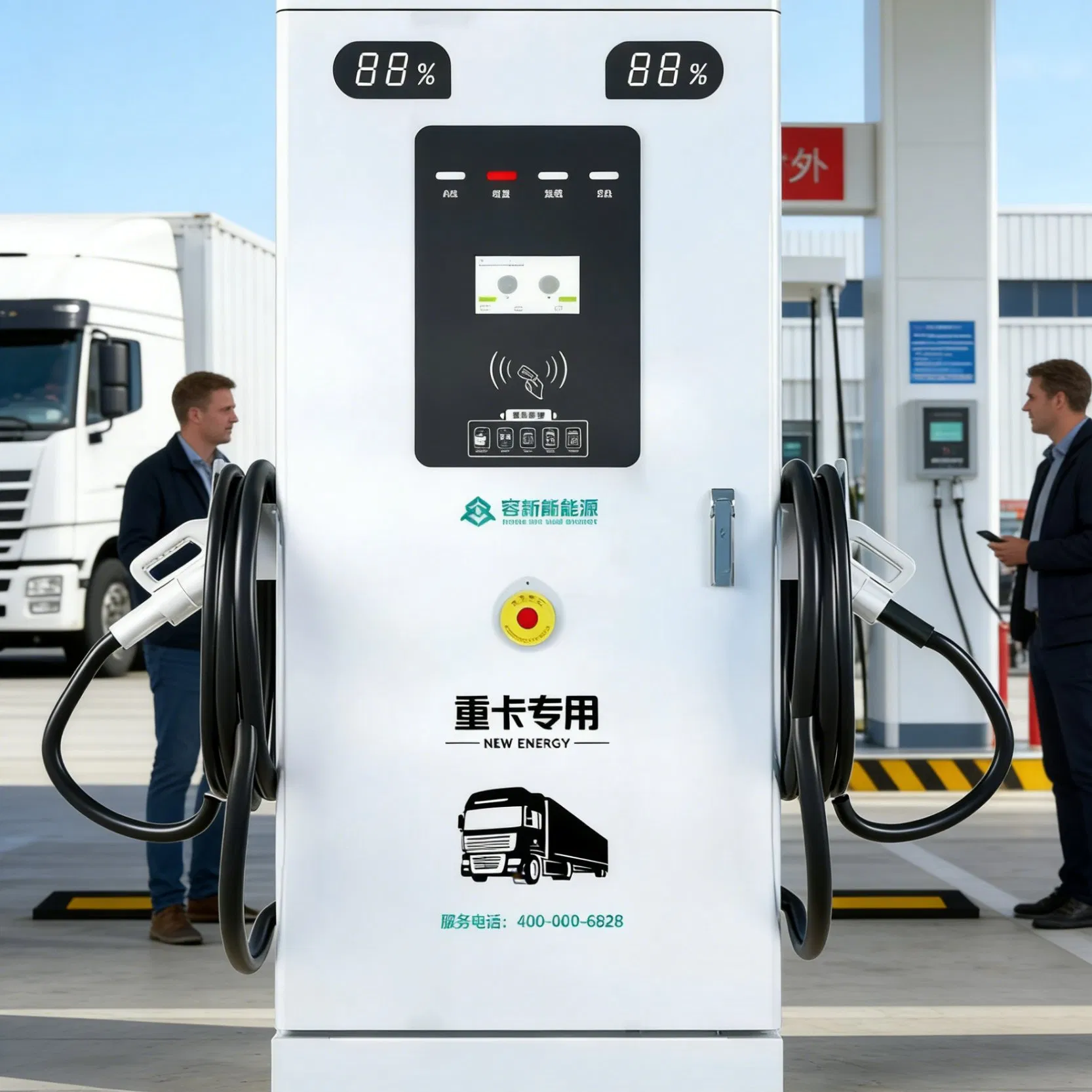 Solar Powered EV Charger Africa Rural Charging Station