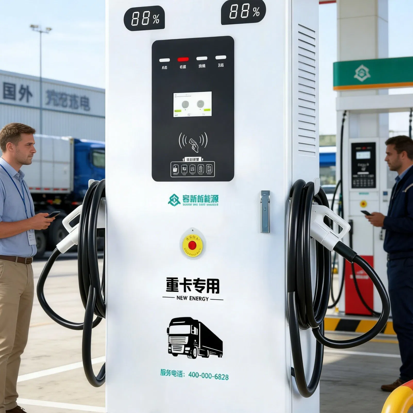 Solar Powered EV Charger Africa Rural Charging Station