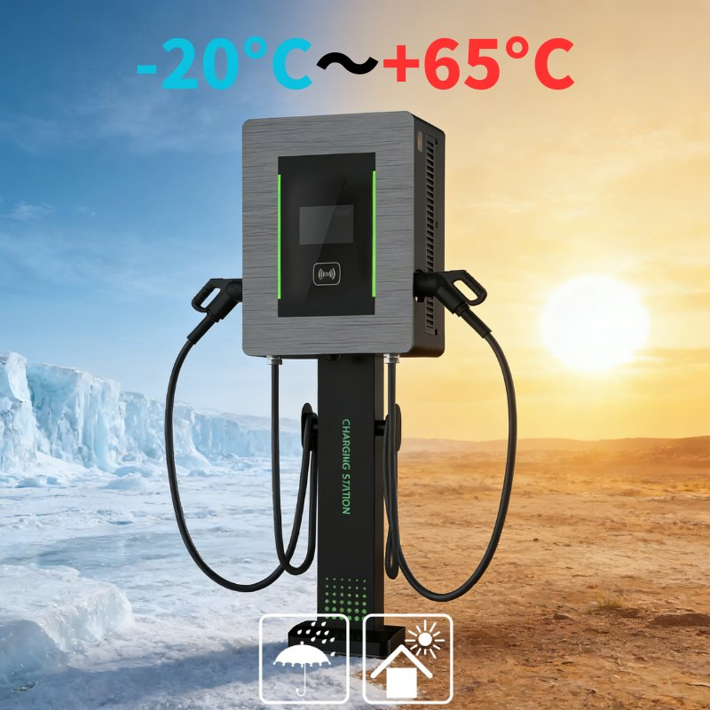 Manufacturer Price Floor-Mounted Dual-Gun 60kw Car Charger with CE
