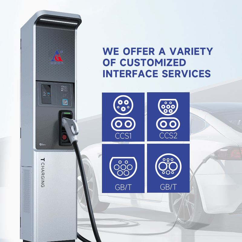 DC Quick Charging Pile 40kw Electric Vehicle Charger Station