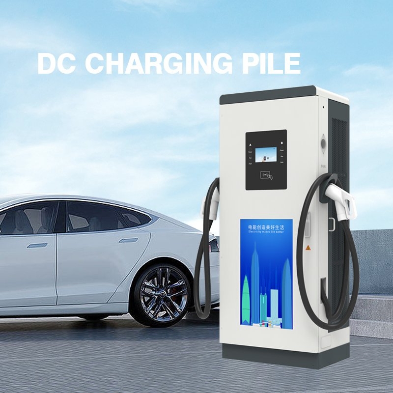 DC EV Charger ETL 60kw Single Connector Home Use Public DC Fast Charging Station Electric Vehicle Charging Station 4G TUV Ocpp