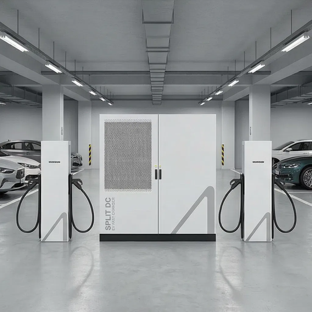 960kw European Standard Split-Type DC Charging Station Electric Car Charger with 10-12 Ports for Multi-Vehicle Public Charging