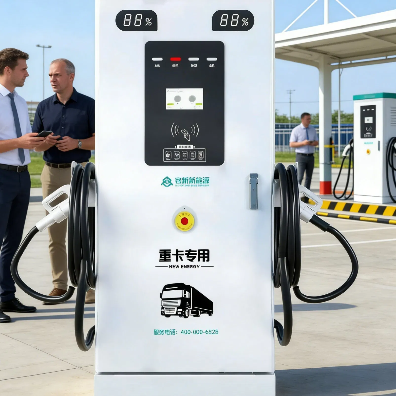 Solar Powered EV Charger Africa Rural Charging Station