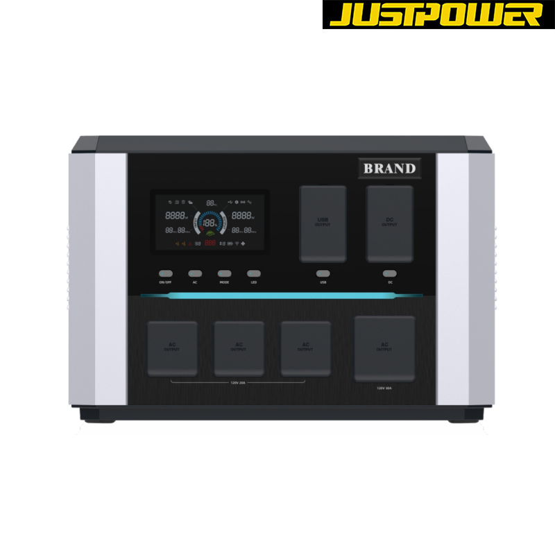 3600wh Portable Power Station LiFePO4 Storage Battery EV Charging Station Solar Powered for Car