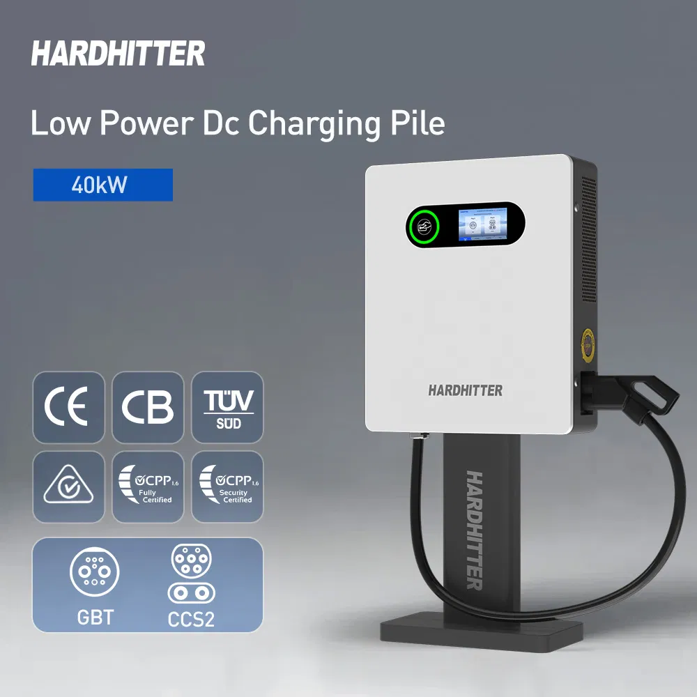 40kw DC Quick Electric Car Chargers CCS2 Single Gun Electric Vehicle Public Commercial Wallbox Fast EV Charging Stations