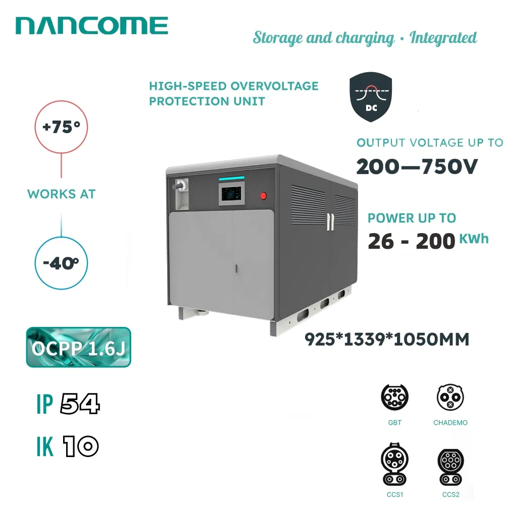 Nancome 100kwh DC Fast Charging Solution for Commercial EV Fleets