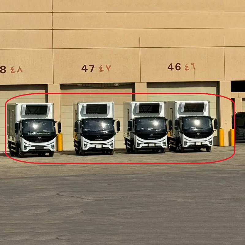 Full DC Electric Truck Reefer Units Cold Equipment Corunclima Brand 5 Years Warranty