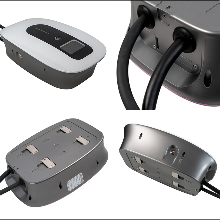 AC 220V 32A IEC 62196-2 Plug Wall Box EV Charger 7kw Electric Vehicle Car Charging Point Station