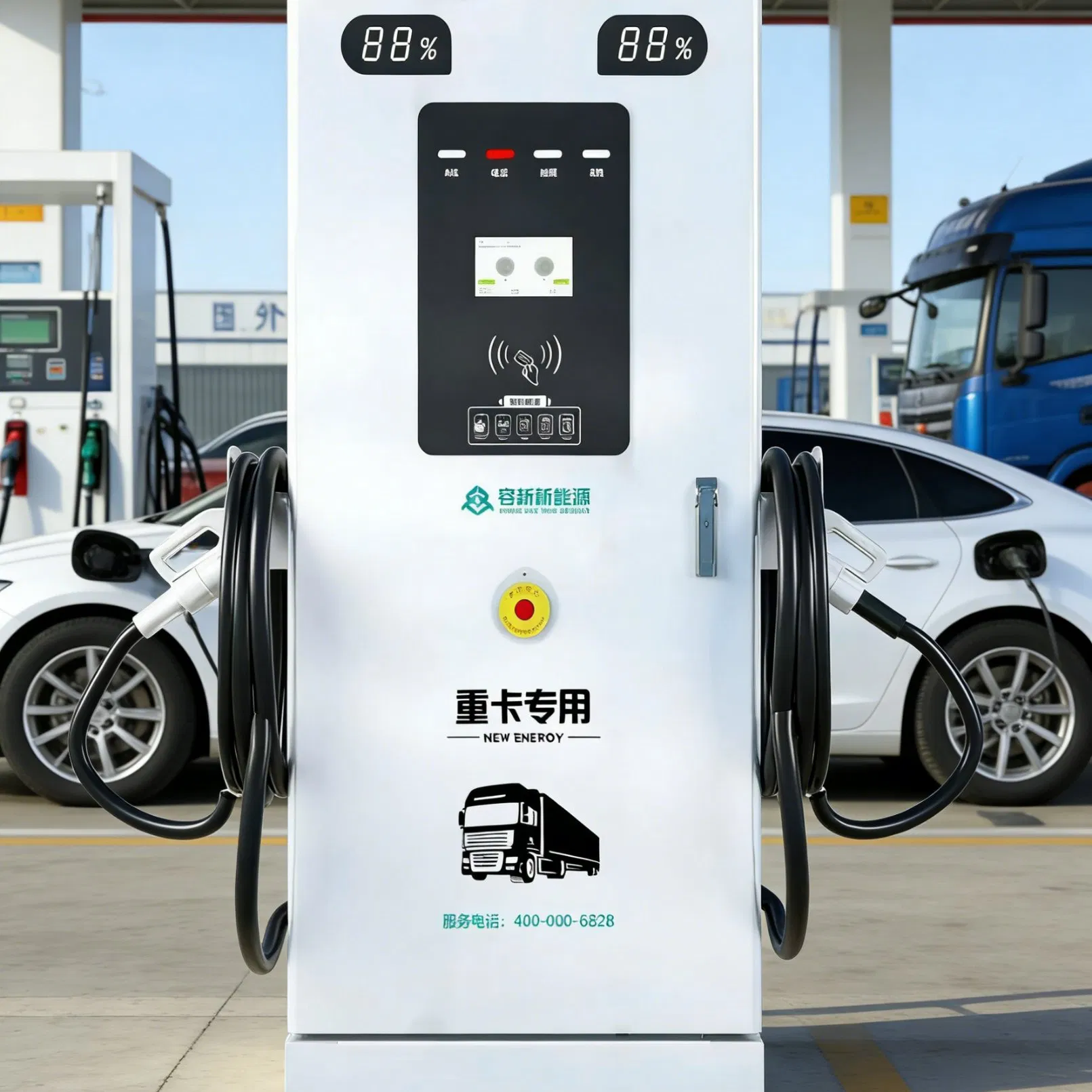 CCS2 Combo EV Charger Public Fast Charging Station