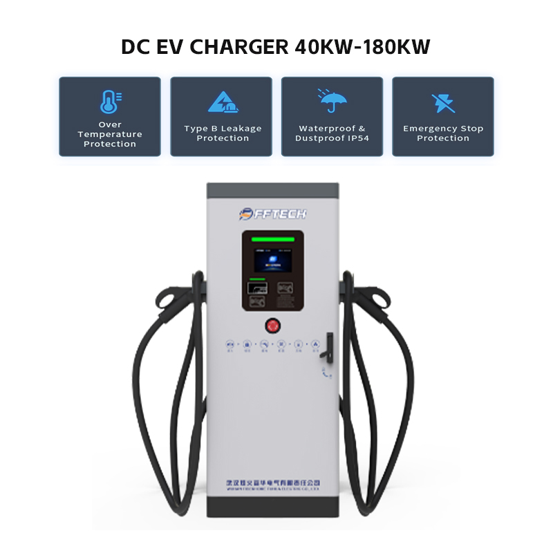 Ultra-Fast 180kw EV Wall Charger Featuring LCD Screen