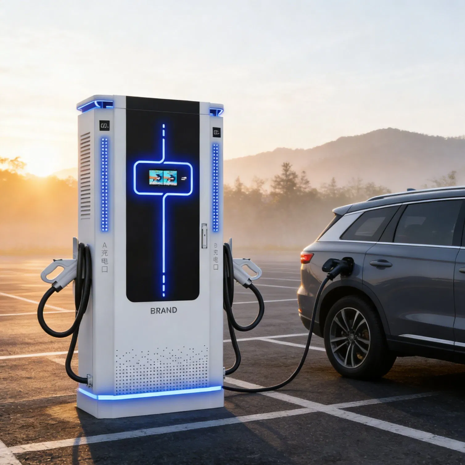Ultra Fast DC EV Charger for Highway and Long Distance Travel Charging Station