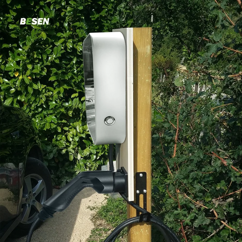 Evse 220V Electric Car Charger AC EV Wall Box Charger 10kw EV Charger with Type2 Plug 16A 3phase for Nissans Leaf E-Plus