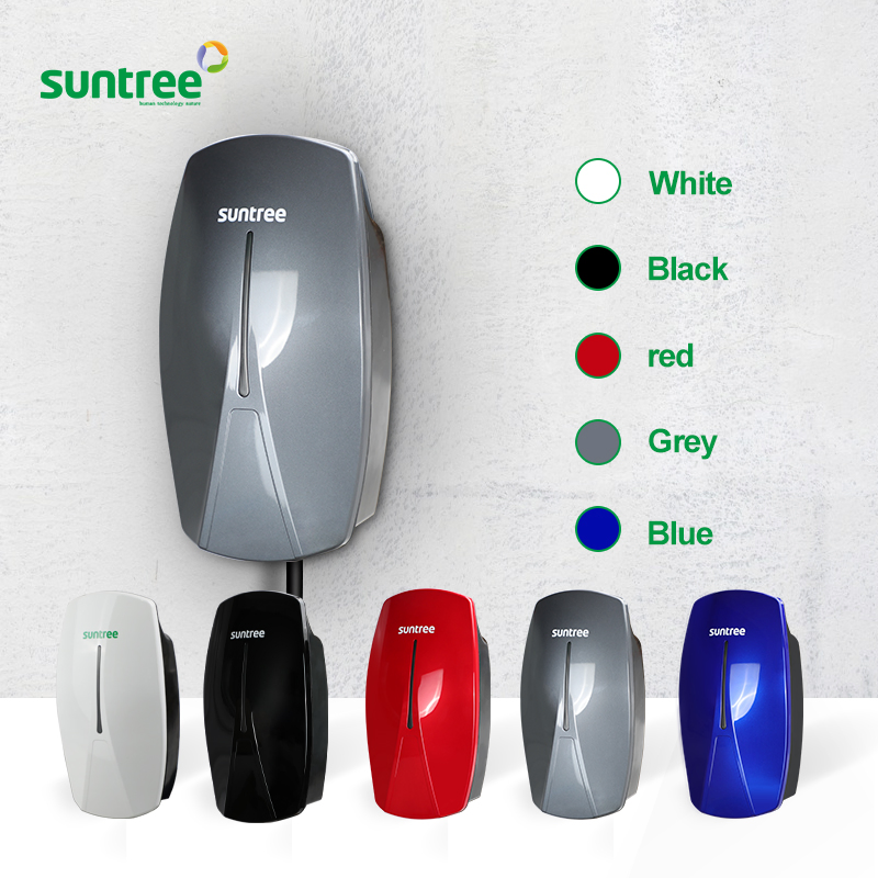 Tiny Type AC EV Charger with Dlb CE Ukca CB TUV Connect to WiFi Ethernet APP Customized Wall Box Multiple Charging Gun Type and Power