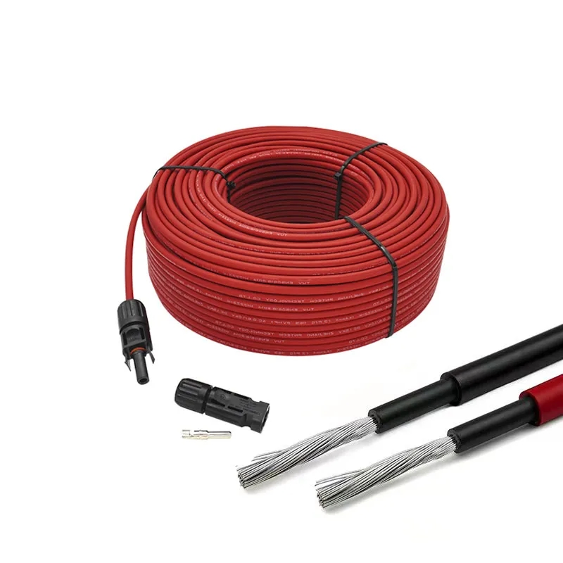 Direct Burial, 90°C Wet/Dry 10/12 AWG Solar Cable, UL 4703 Approved for Solar-Powered EV Charging Stations and Parking Canopies Cable