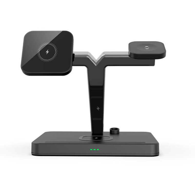 Magnetic Wireless Charger Station (4-in-1) for iPhone &amp; Android