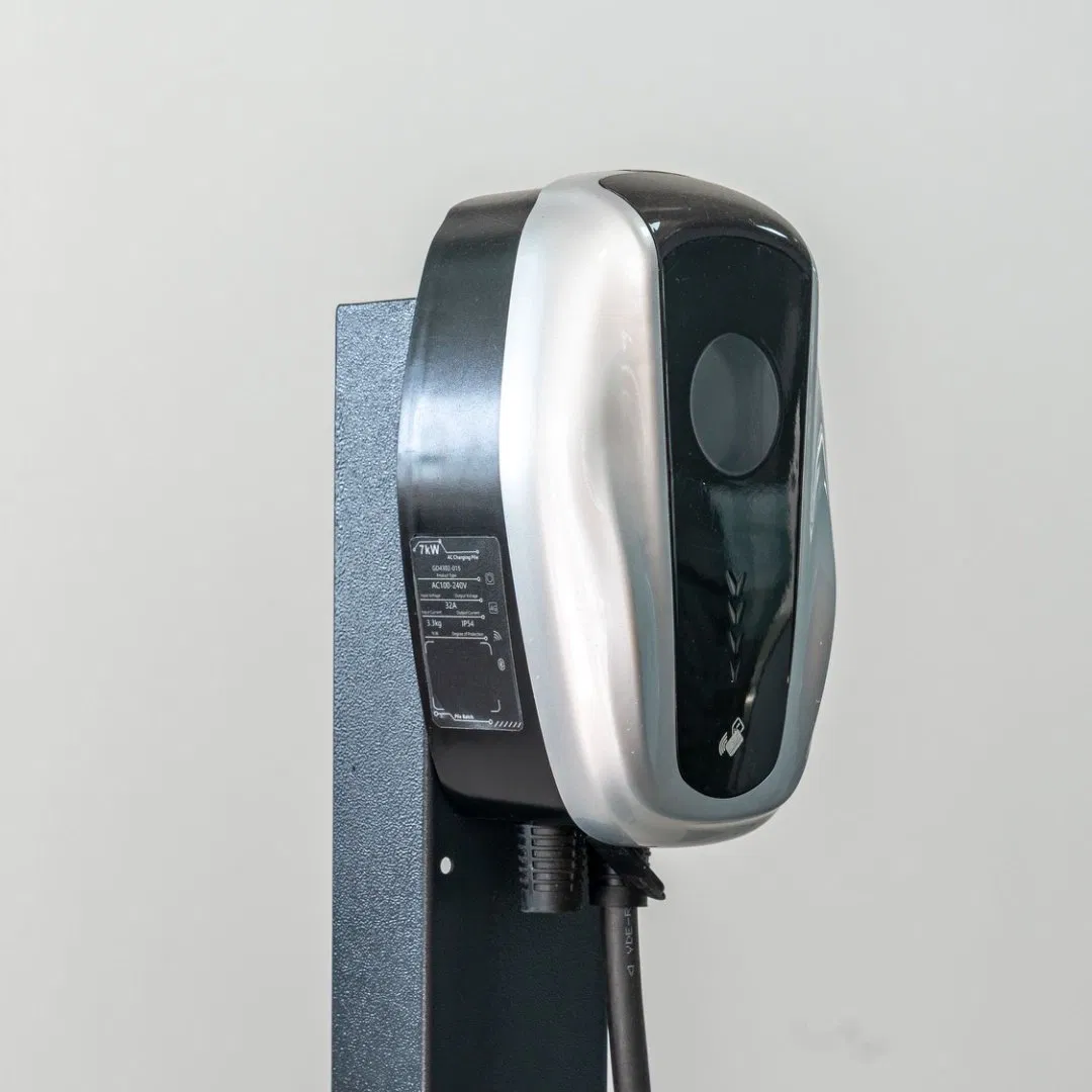 7kw EV Charger Wall Box with CCS Interface 5m Cable for Public EV Charging Station AC Charger