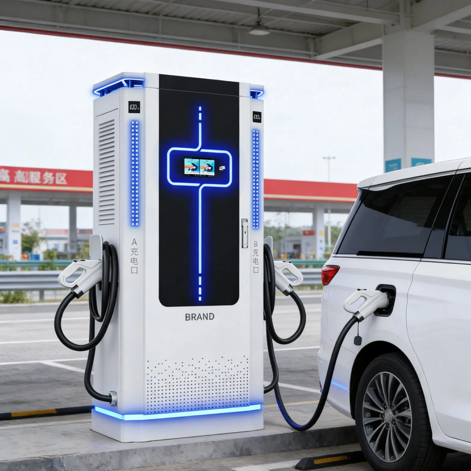 Ultra Fast DC EV Charger for Highway and Long Distance Travel Charging Station