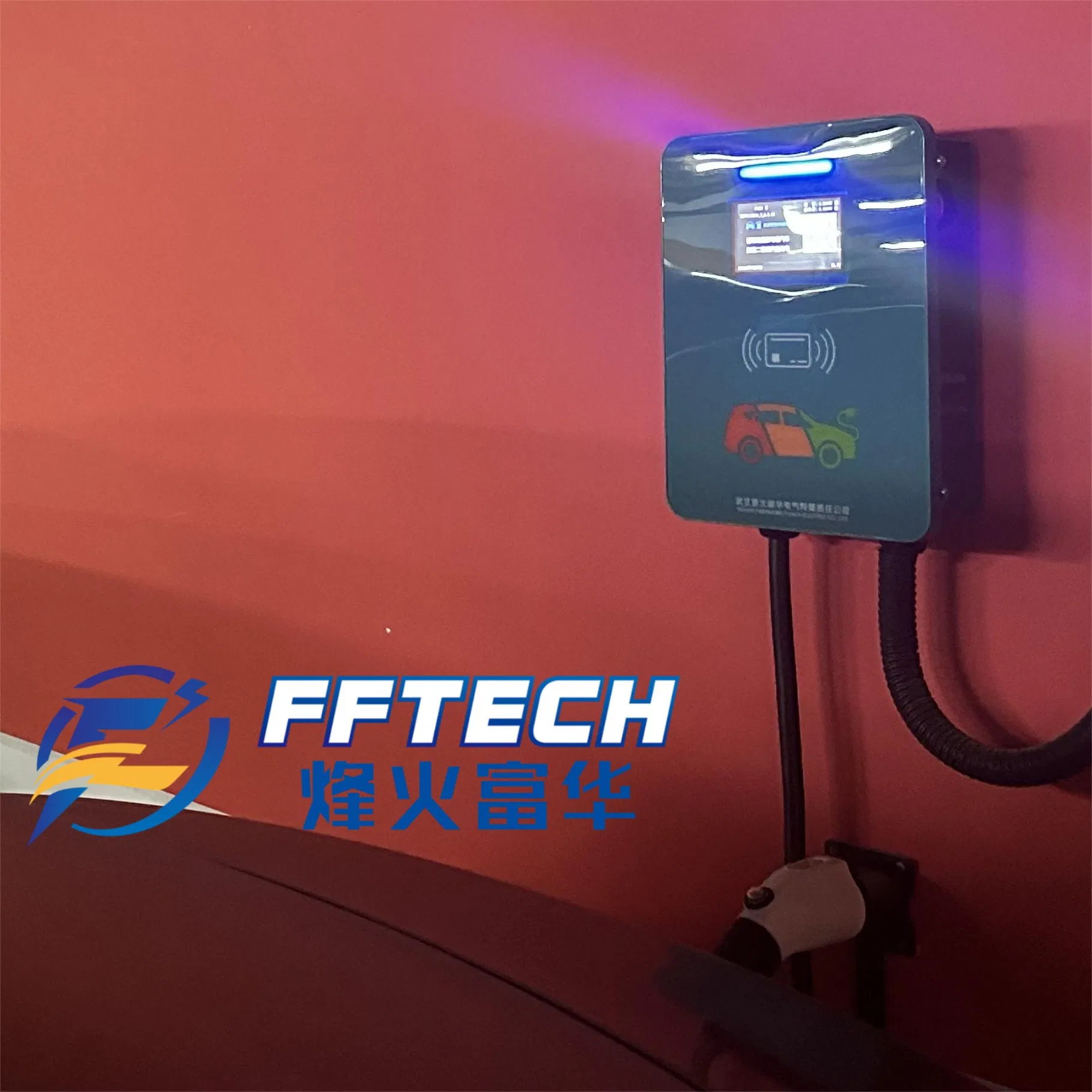High-Power Wall Mounted EV Charger - 7kw to 44kw Us Standard