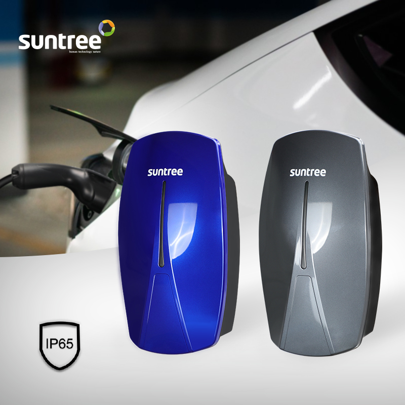 Tiny Type AC EV Charger with Dlb CE Ukca CB TUV Connect to WiFi Ethernet APP Customized Wall Box Multiple Charging Gun Type and Power