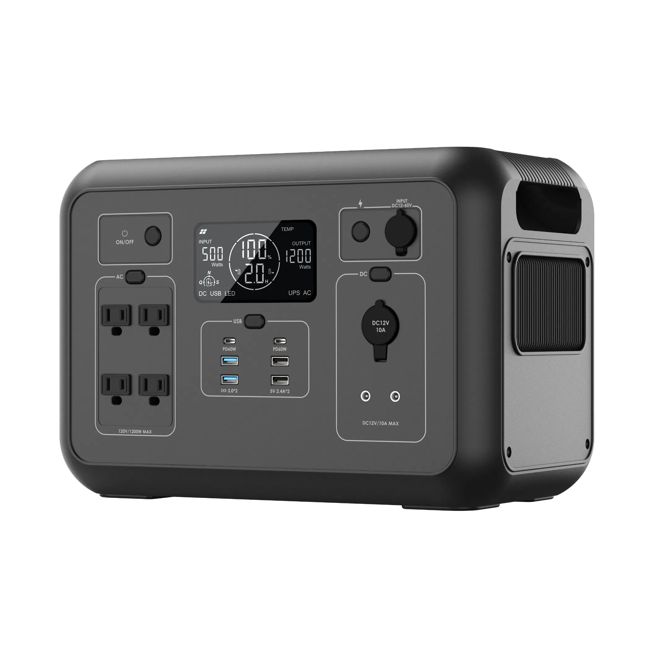 Alicosolar 3000W EV Charge Stations Powered Car Charging Portable Power Station with Solar Manufacture