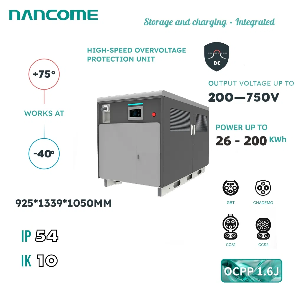 Nancome 100kwh Solar-Powered Mobile Charging Solution for EV Fleets