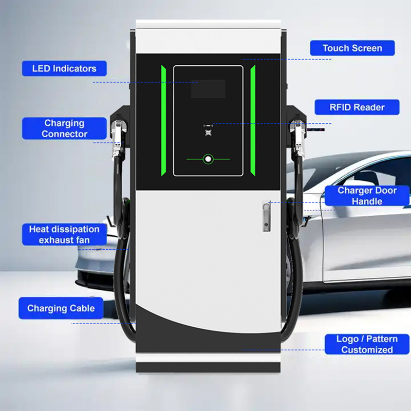 Wallbox 22kw Charging Pile DC Charger EV PV Powered Charging Solar EV Charger Charging Station