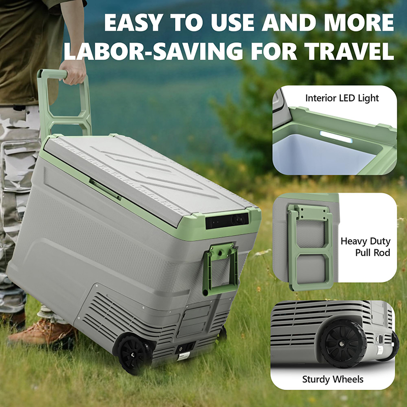 Car Refrigerator Freezer: 55L Commercial Solution for Road Trips