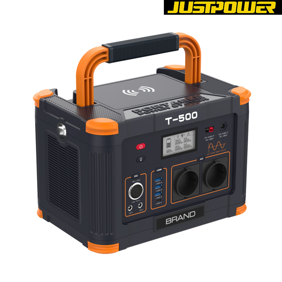 300wh Portable Power Station Storage Ternary Cell Battery EV Charging Station Solar Powered