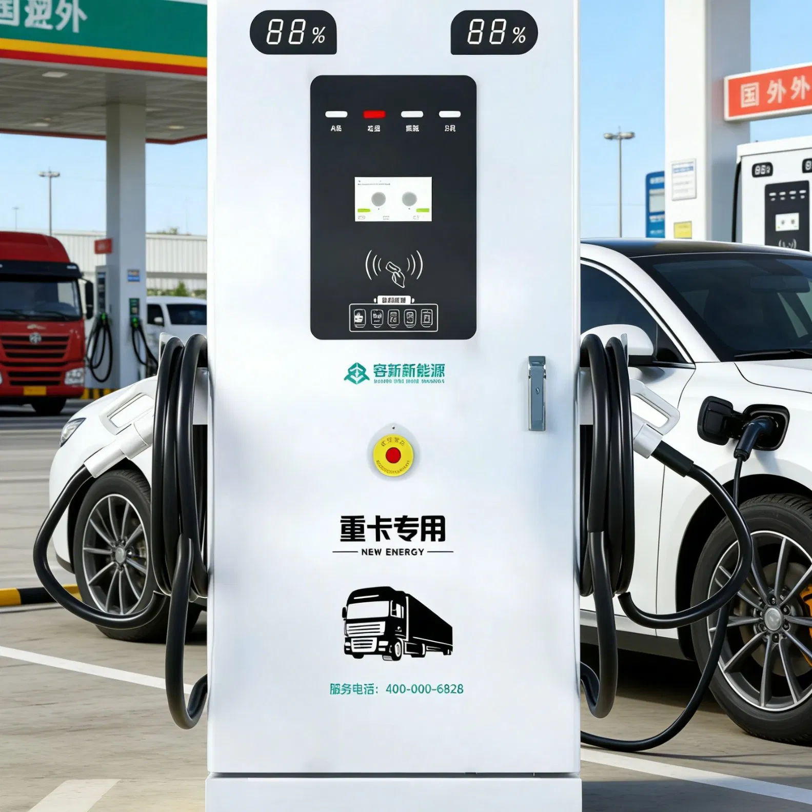 CCS2 Combo EV Charger Public Fast Charging Station