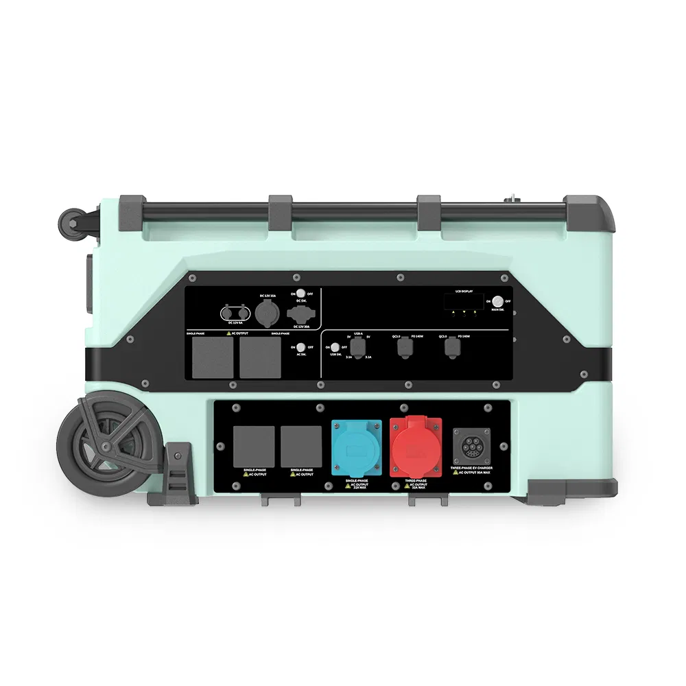 11kw 12kw Portable Three-Phase Solar Power Station with Wireless Charging and Stackable