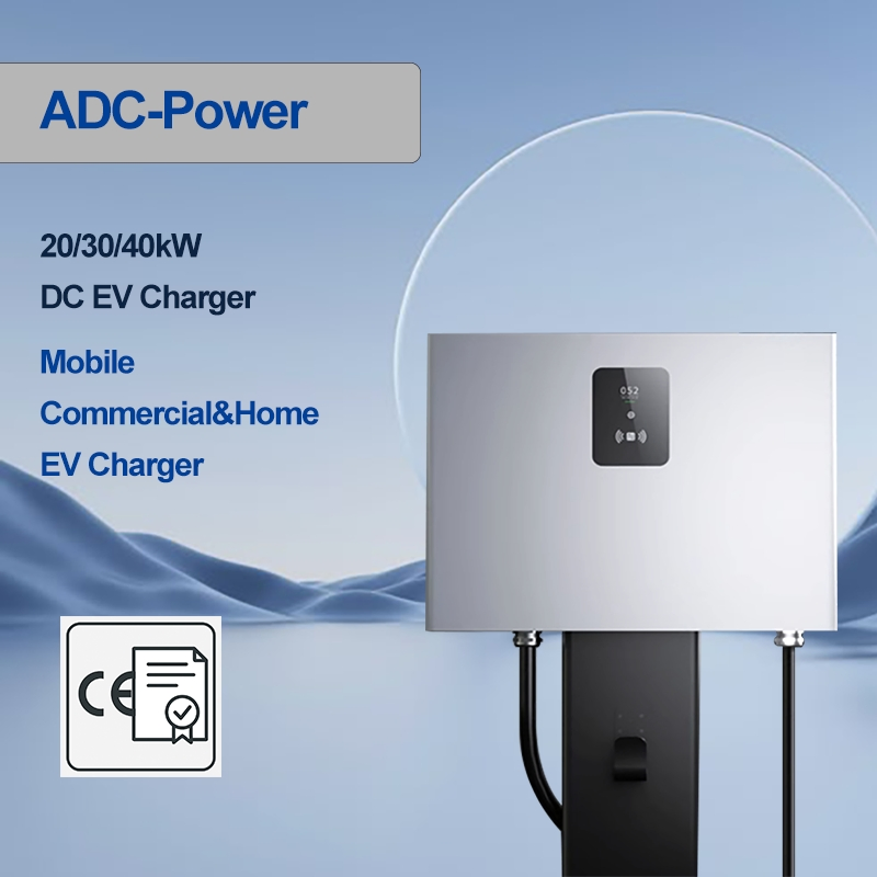 Mobile Fast Solar Powered DC EV Charger Charging Station