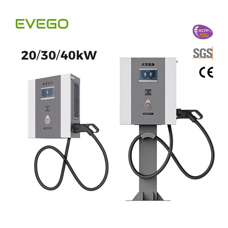 New Energy Charging Station DC Ultra-Fast Charger 20-40kw Pile with POS Machine