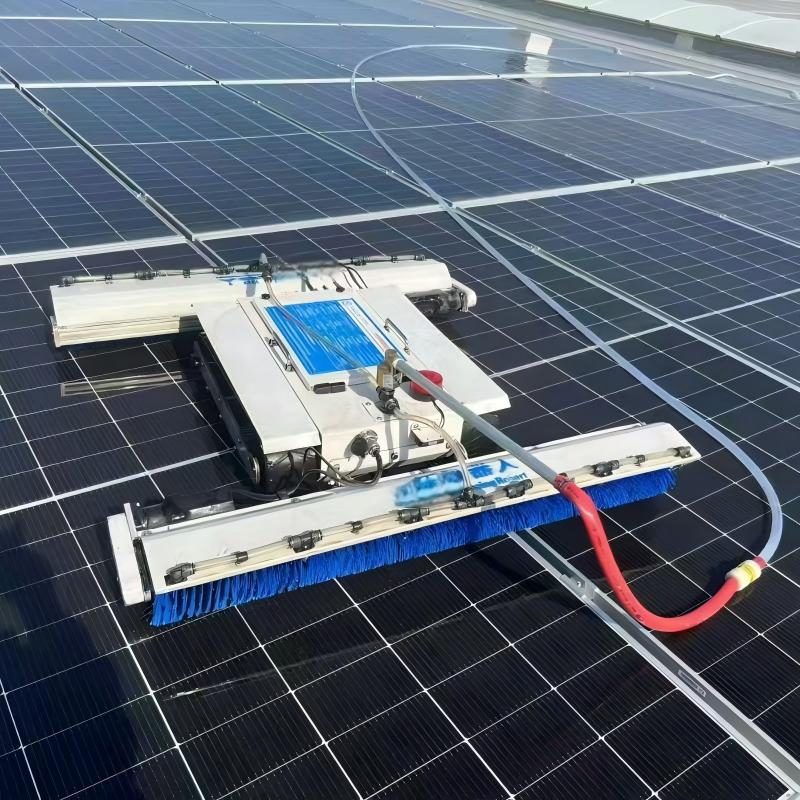 Automated Solar Panel Cleaning Robot for Effortless Maintenance