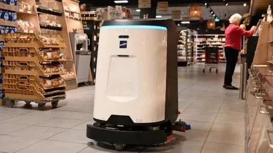 Unmanned Commercial floor cleaning robot Intelligent cleaning robot for Industrial cleaning